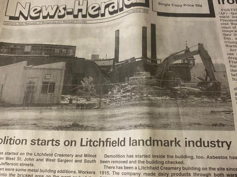 litchfield ill. demolition